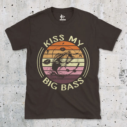 Dark Chocolate, Kiss My Bass Tee – fish-room