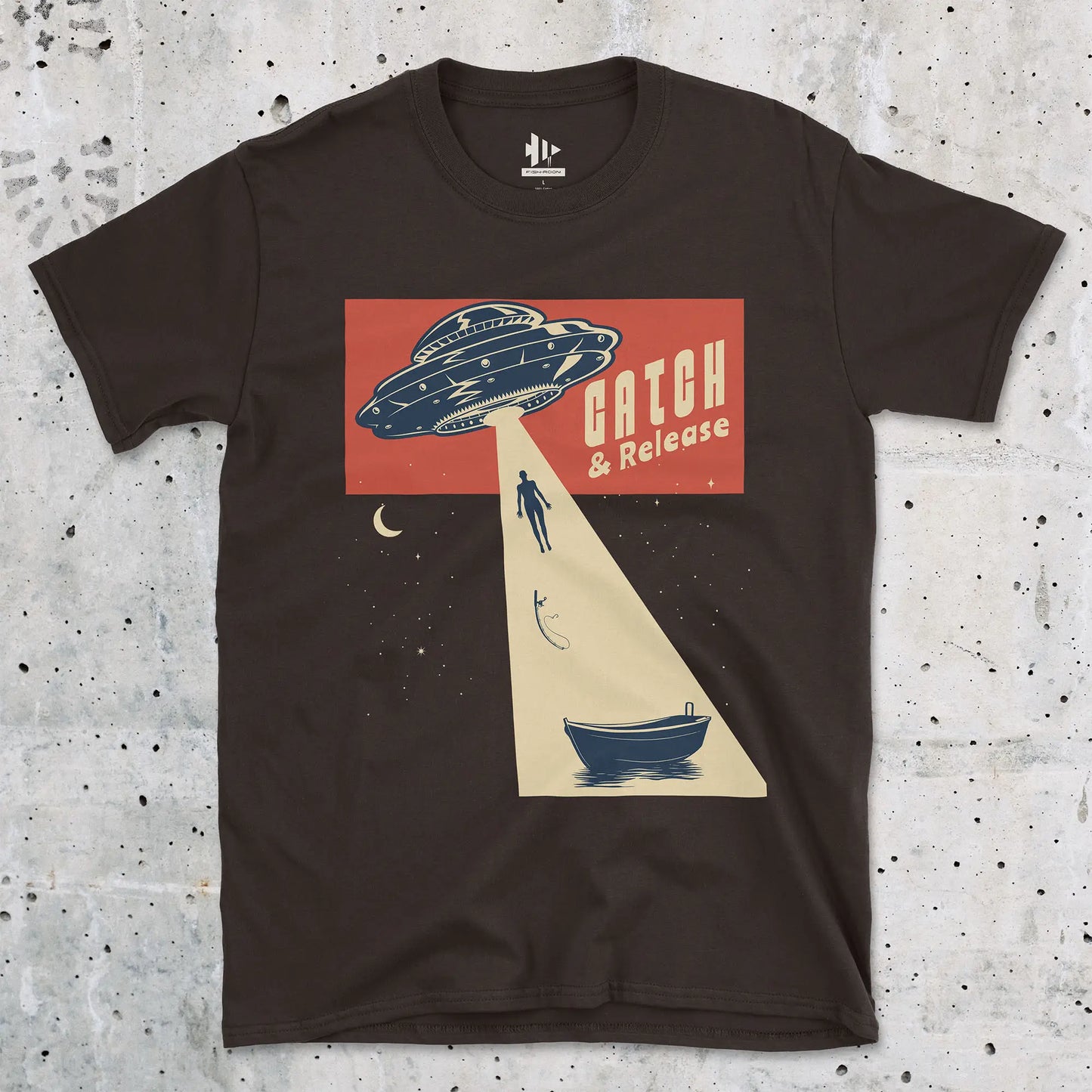 Catch & Release – UFO Edition Tee Dark Chocolate T-Shirt
