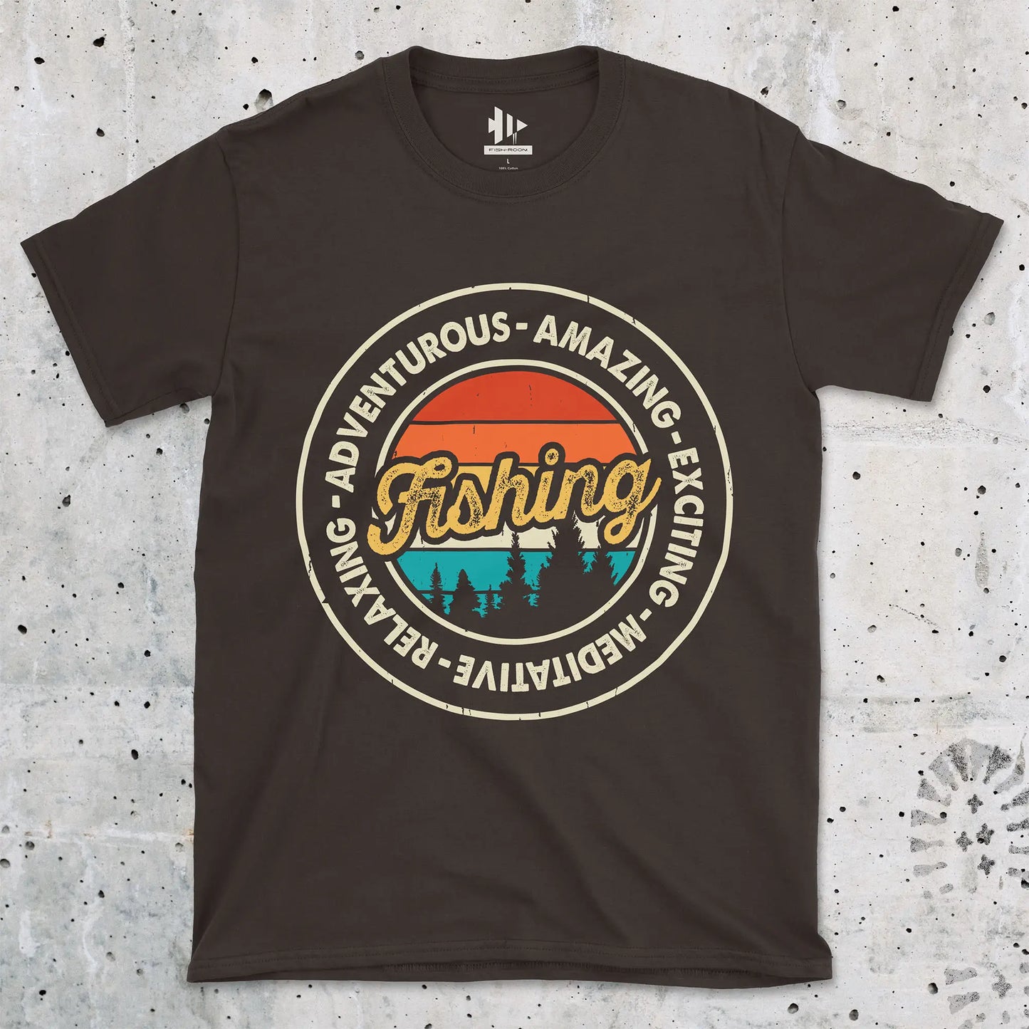 Dark Chocolate, Adventurous Fishing Tee – fish-room