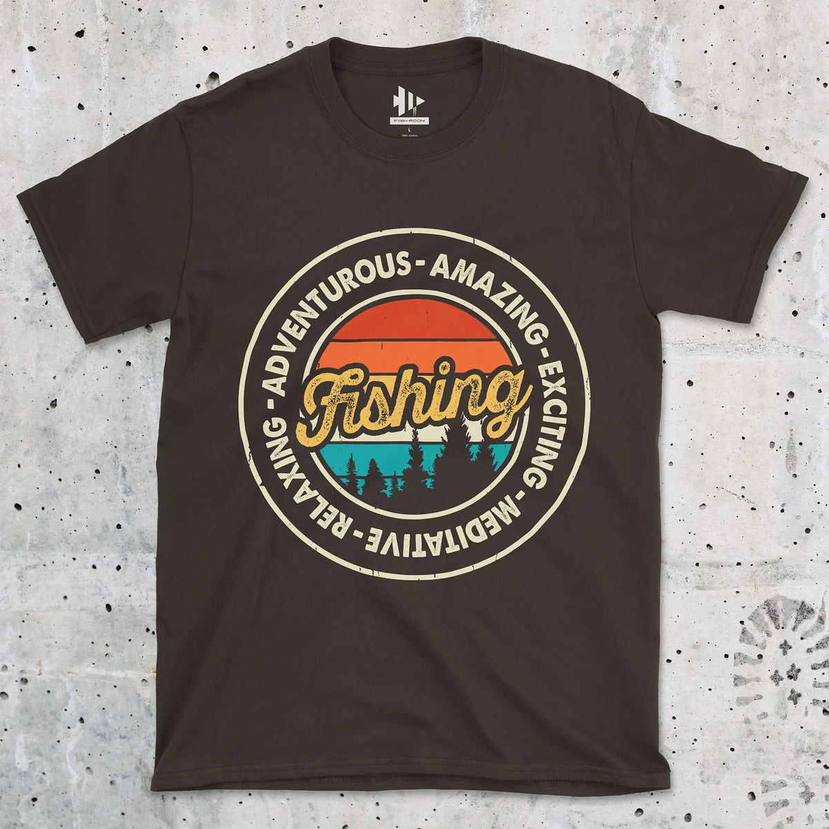 Dark Chocolate, Adventurous Fishing Tee – fish-room