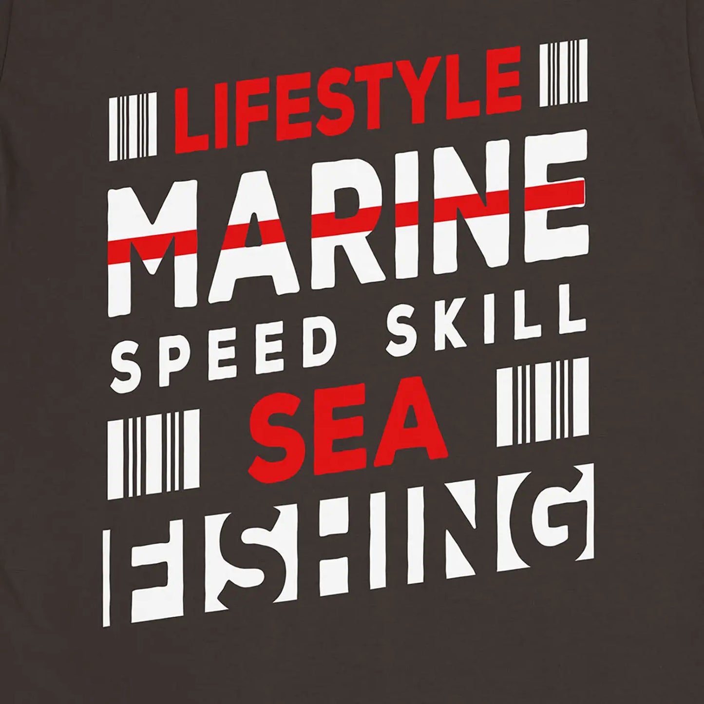 Dark Chocolate, Marine Speed Skill Tee – fish-room