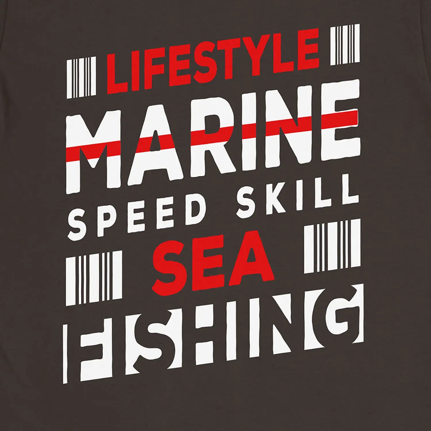 Dark Chocolate, Marine Speed Skill Tee – fish-room