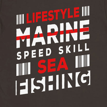 Dark Chocolate, Marine Speed Skill Tee – fish-room