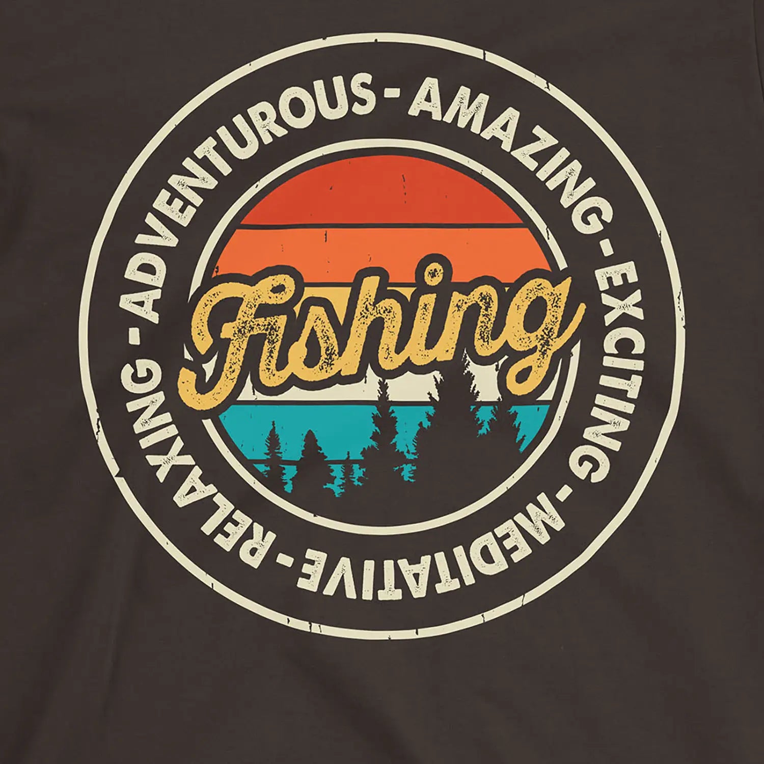Dark Chocolate, Adventurous Fishing Tee – fish-room