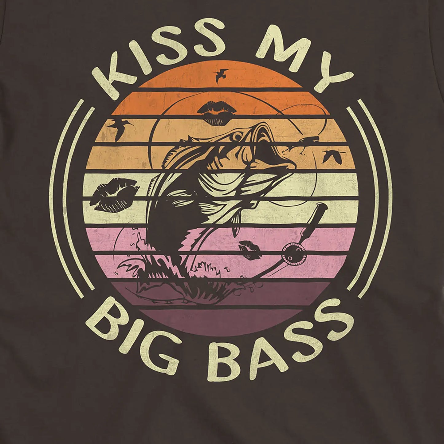 Dark Chocolate, Kiss My Bass Tee – fish-room