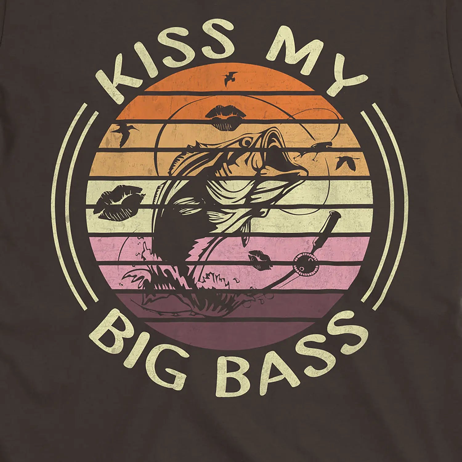 Dark Chocolate, Kiss My Bass Tee – fish-room