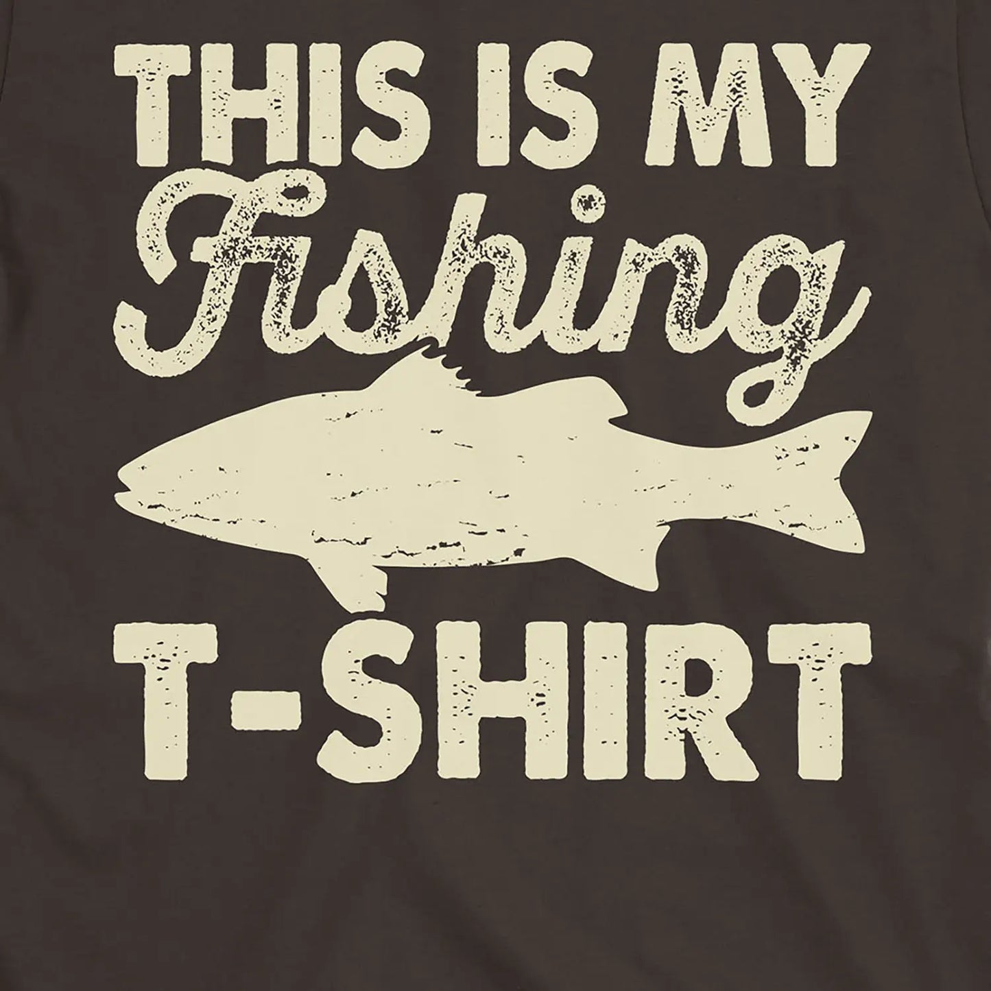 Dark Chocolate, This Is My Fishing Tee – fish-room