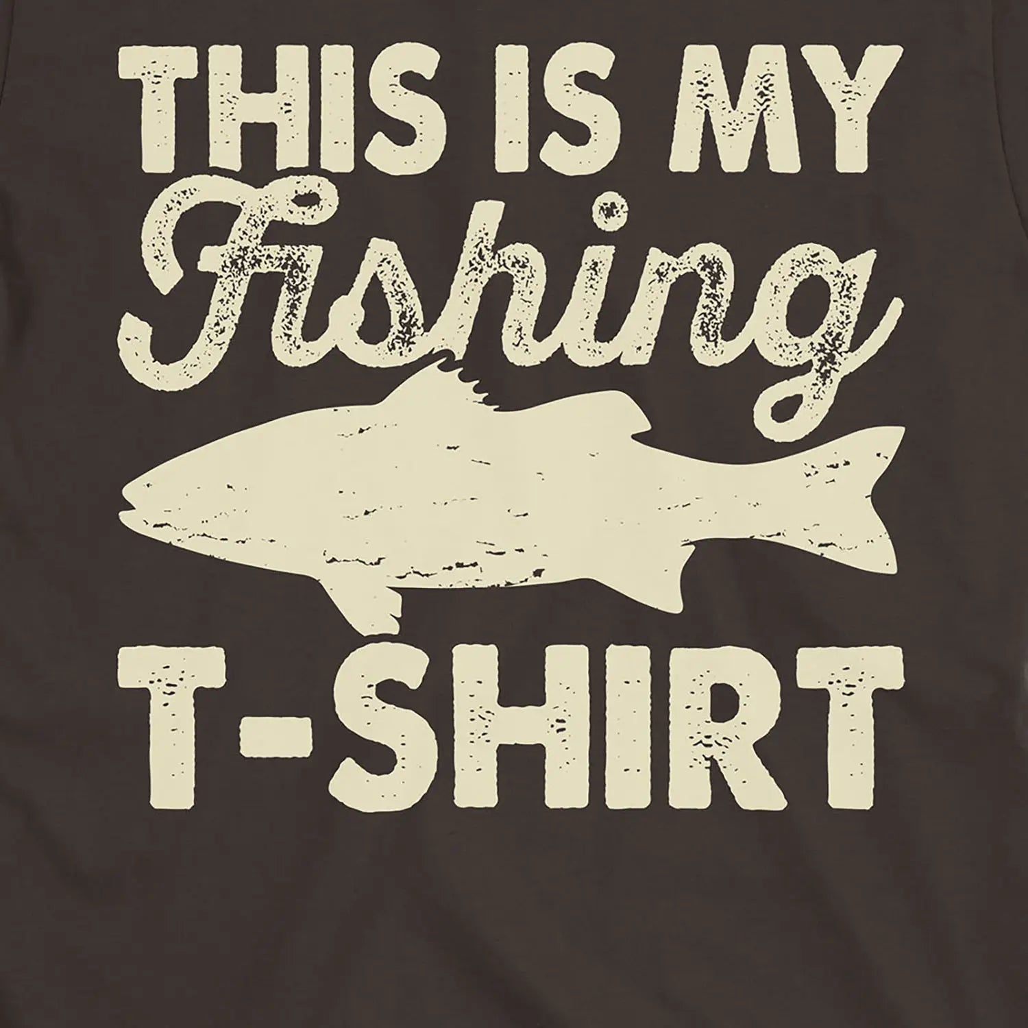 Dark Chocolate, This Is My Fishing Tee – fish-room