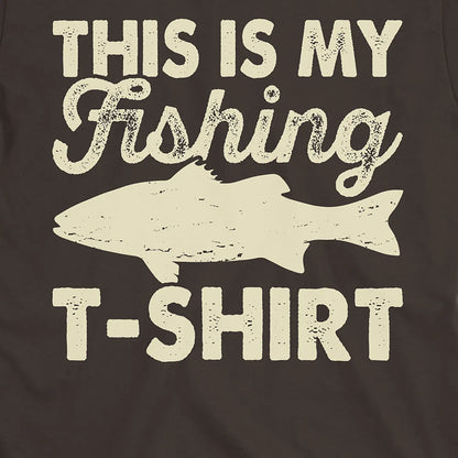 Dark Chocolate, This Is My Fishing Tee – fish-room
