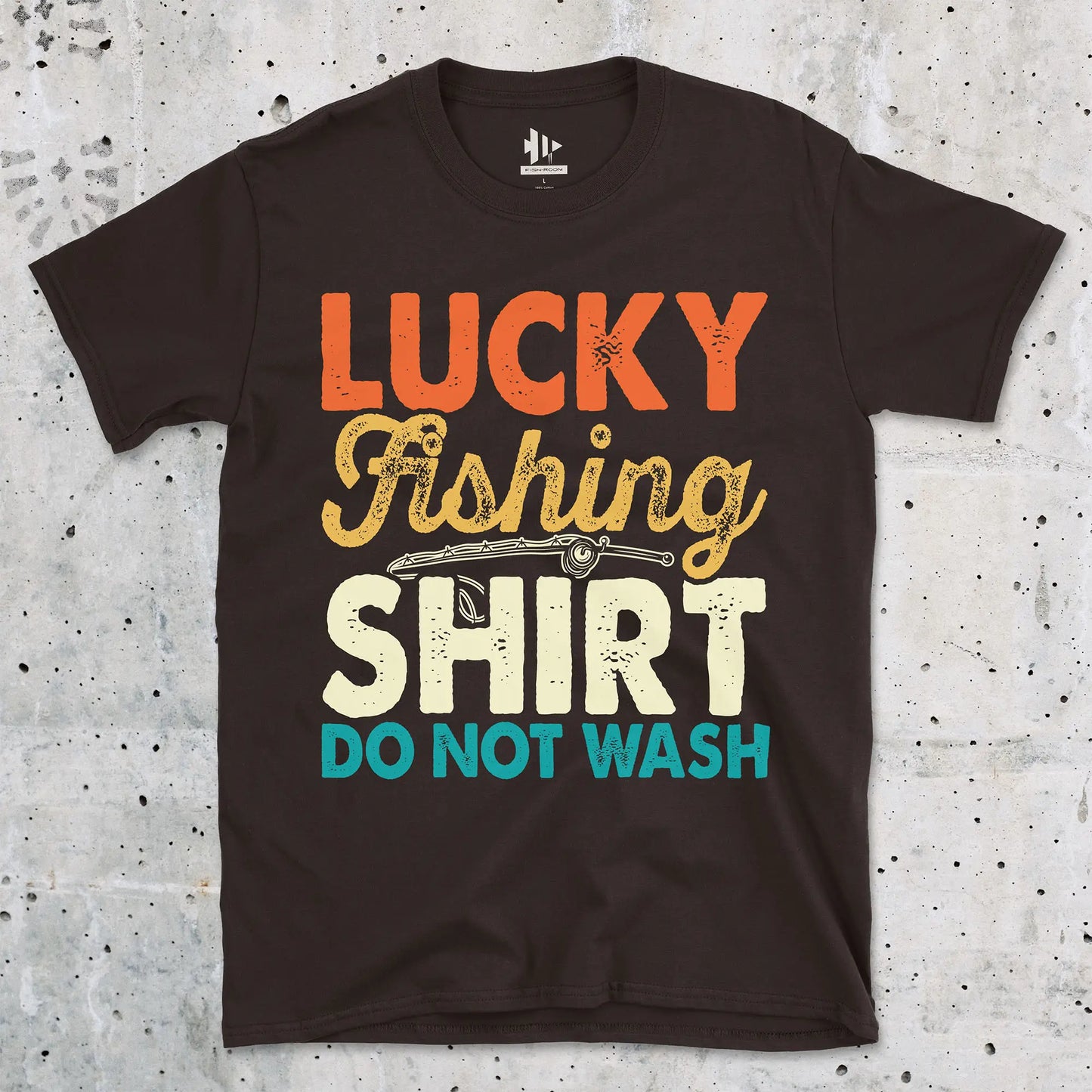Dark Chocolate, Lucky Fishing Tee – fish-room