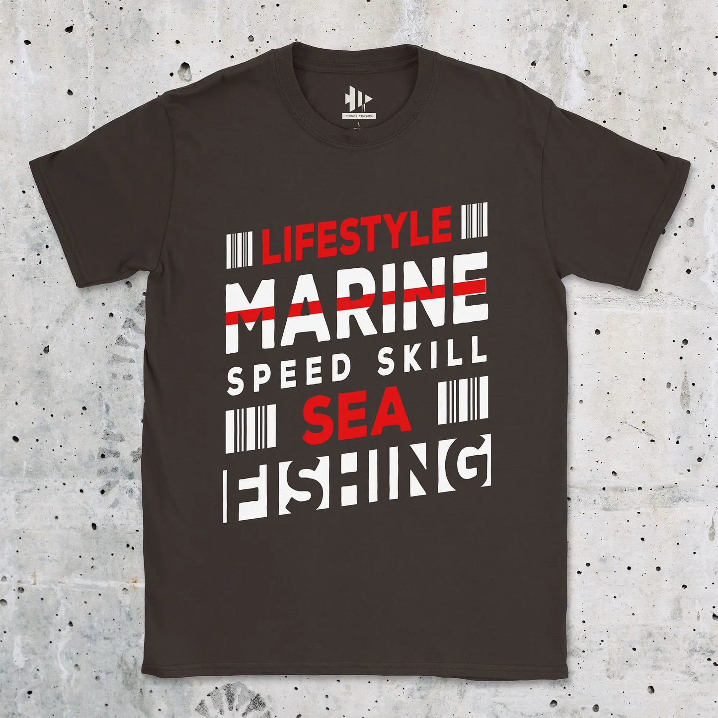 Dark Chocolate, Marine Speed Skill Tee – fish-room