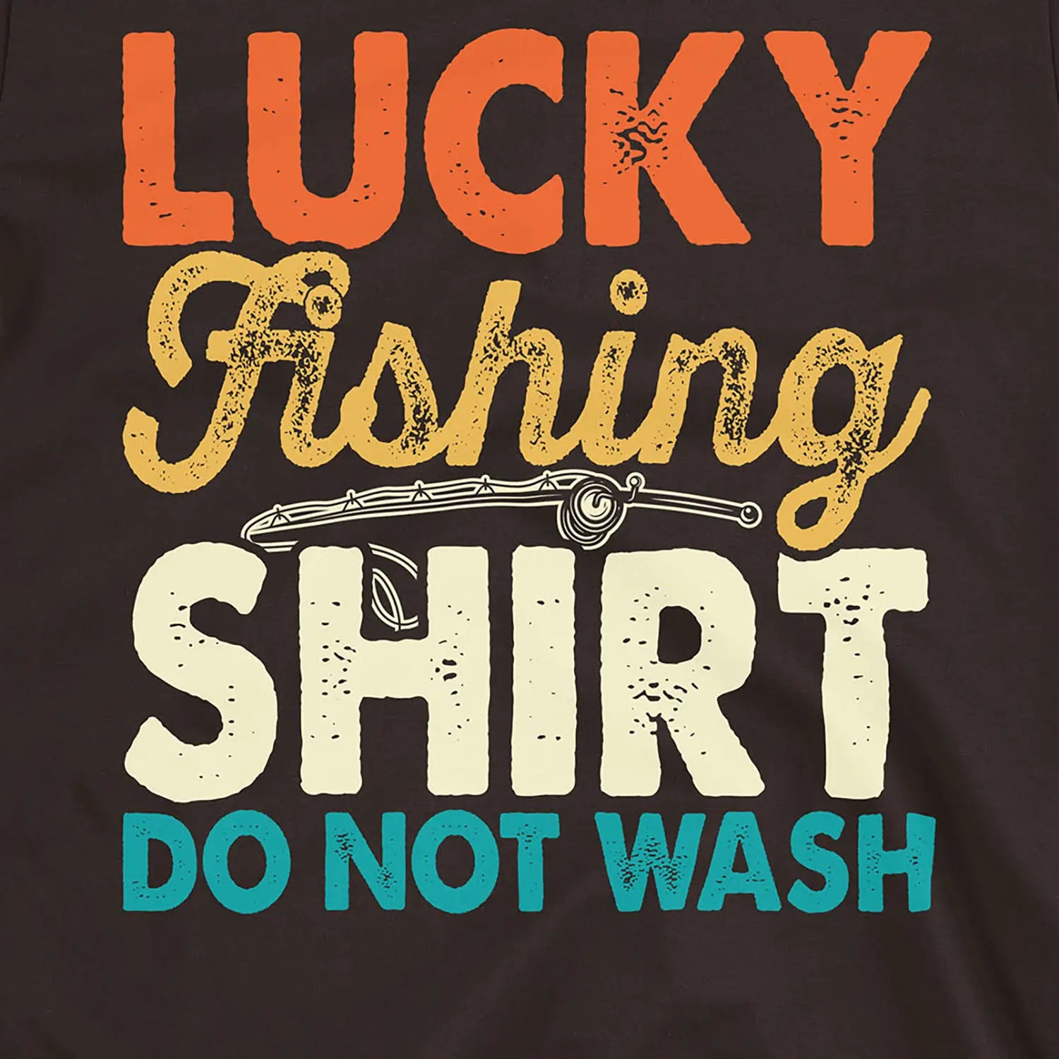 Dark Chocolate, Lucky Fishing Tee – fish-room