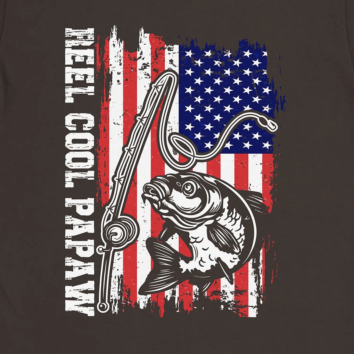 Dark Chocolate, Reel Cool Papaw Tee – fish-room