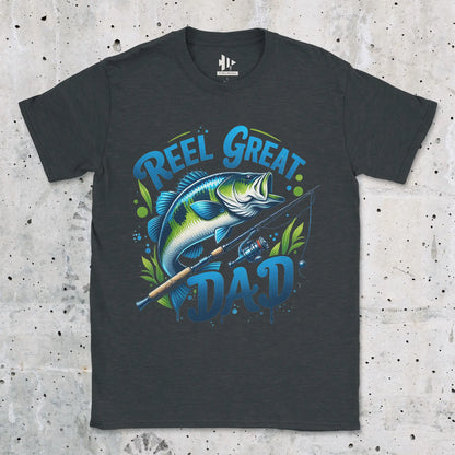 Dark Heather, Reel Great Dad  Tee – fish-room
