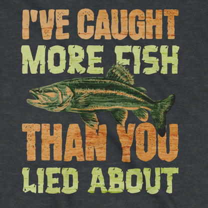 Dark Heather, I've Caught More Fish Sweatshirt – fish-room