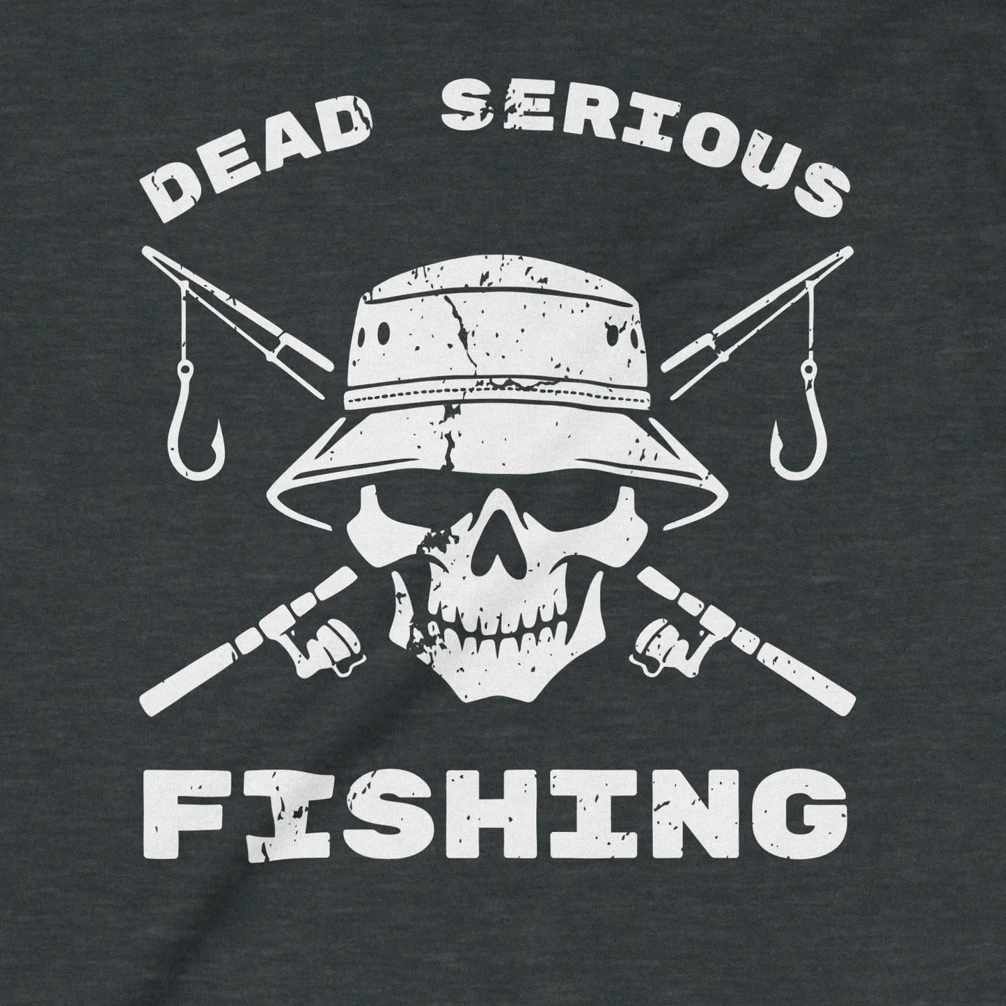 Dark Heather, Dead Serious Fishing Sweatshirt – fish-room
