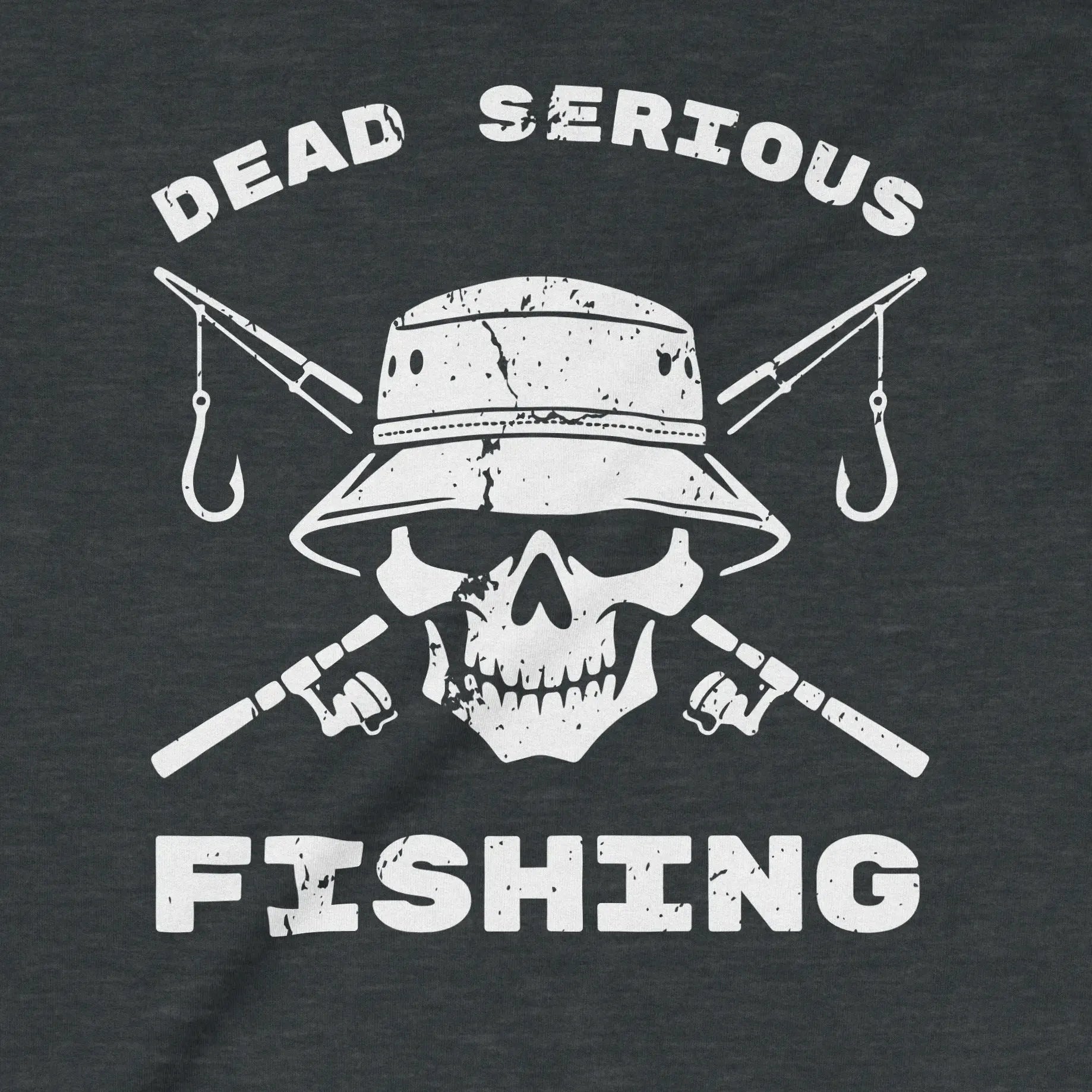 Dark Heather, Dead Serious Fishing Sweatshirt – fish-room