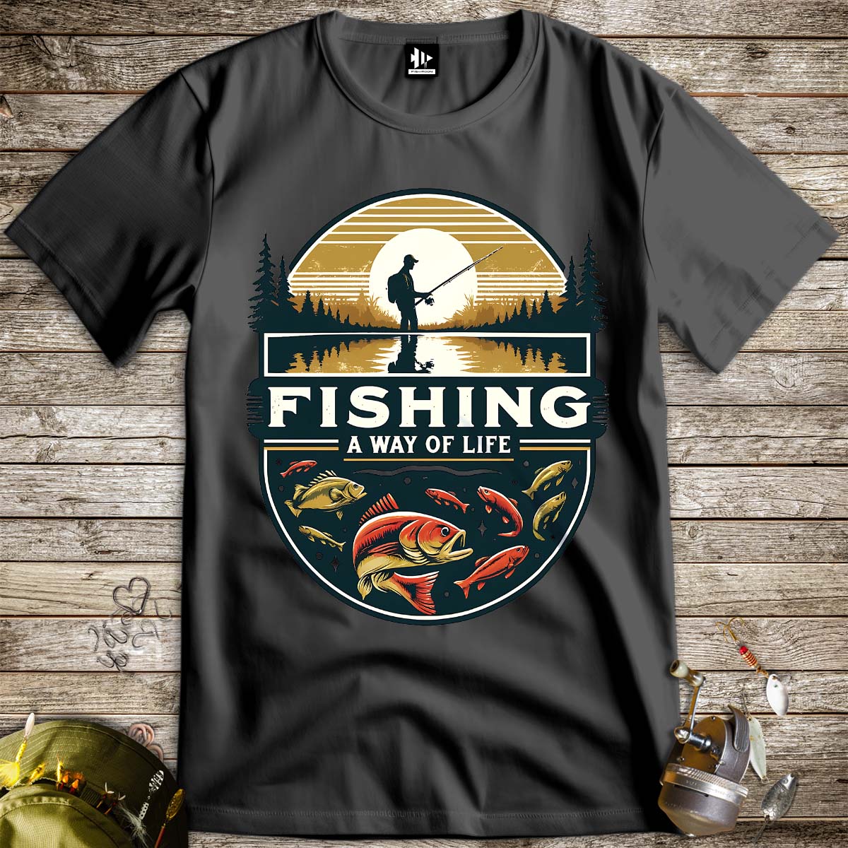 Fishing, Way of Life Tee-funny fishing t shirt-FISH-ROOM LLC