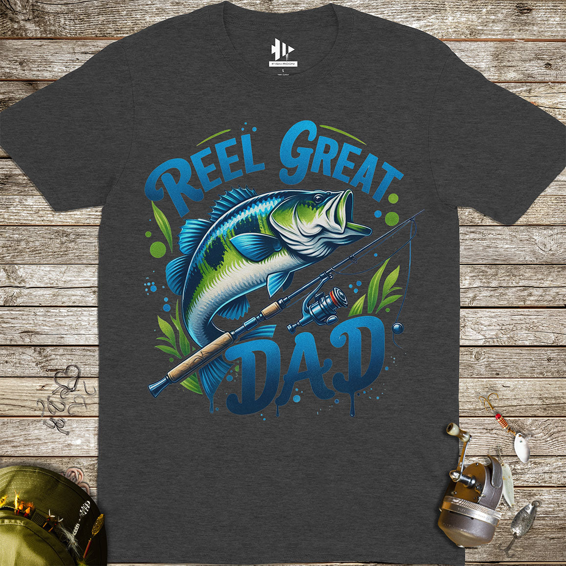Reel Great Dad  Tee