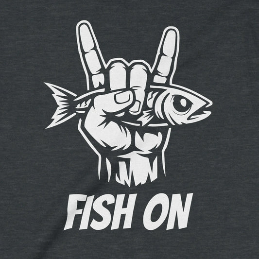 Dark Heather, Fish On Sweatshirt – fish-room