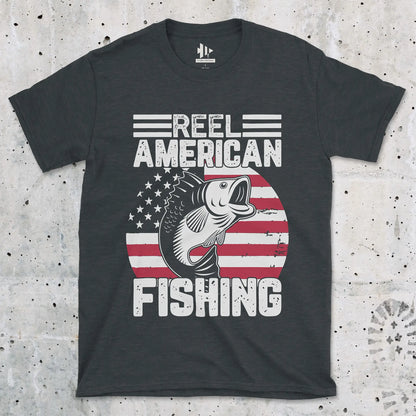 Dark Heather, Reel American Fishing Tee – fish-room
