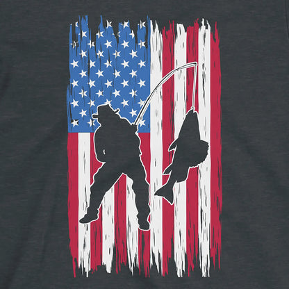 Dark Heather, Fishing USA Tee – fish-room