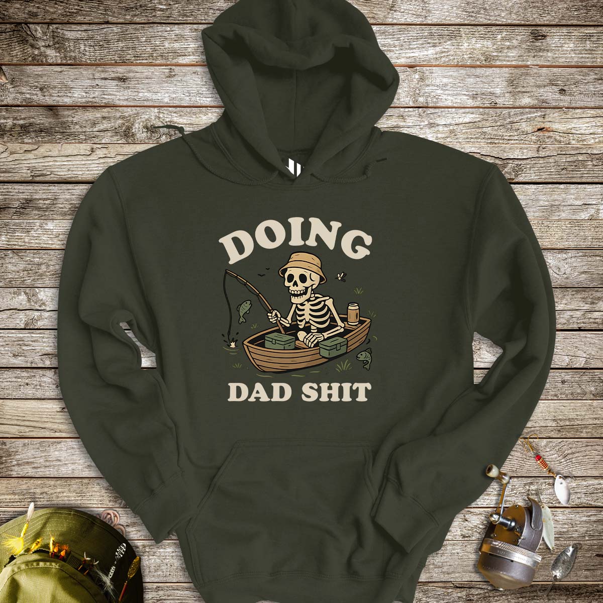 Doing Dad Shit Hoodie - FISH - ROOM LLC