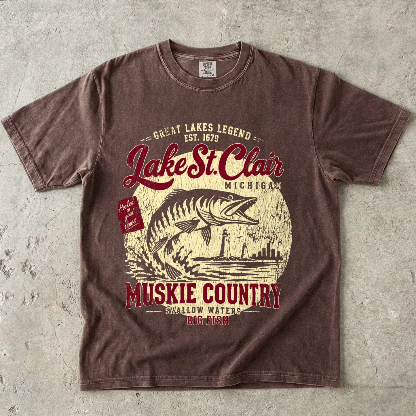 Lake St. Clair Muskie Tee