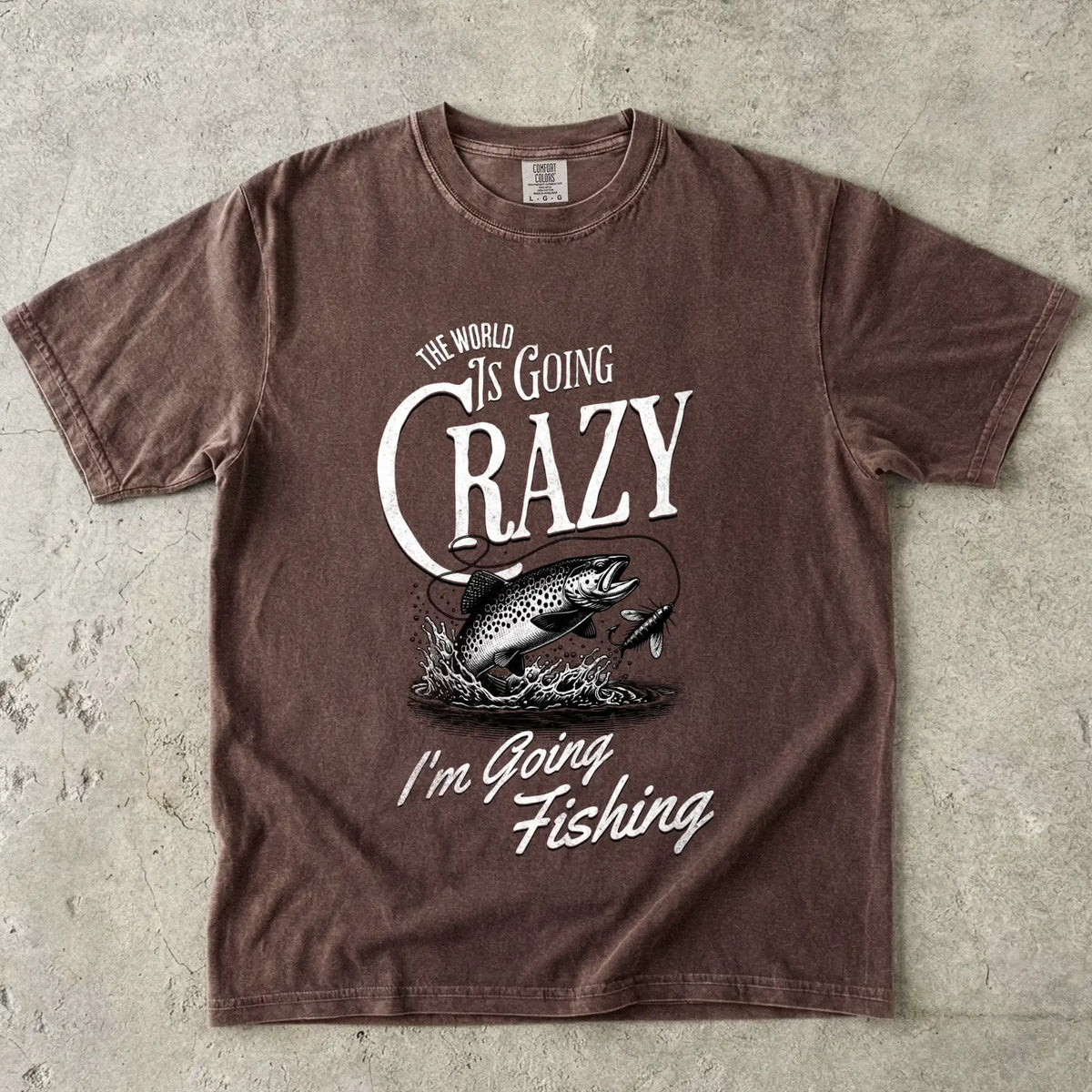 Espresso, The World Is Going Crazy Tee – fish-room