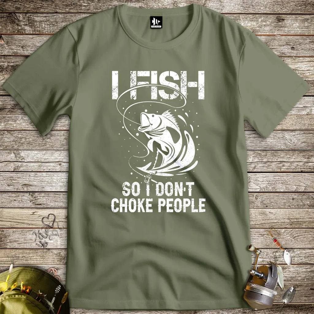 Fish Not to Choke Tee - FISH - ROOM LLC