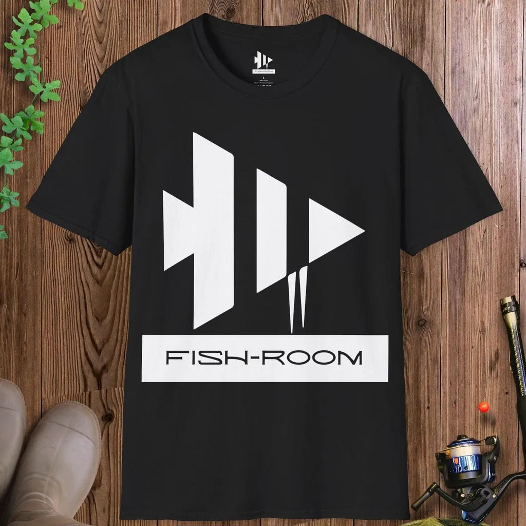 fish-room Tee Black T-Shirt