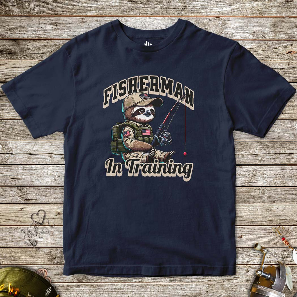 Fisherman in Training Tee for Kids - FISH - ROOM LLC