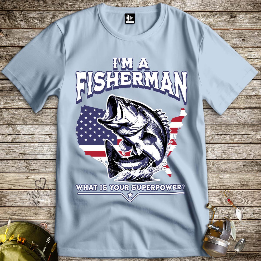Fisherman Superpower Tee - FISH - ROOM LLC