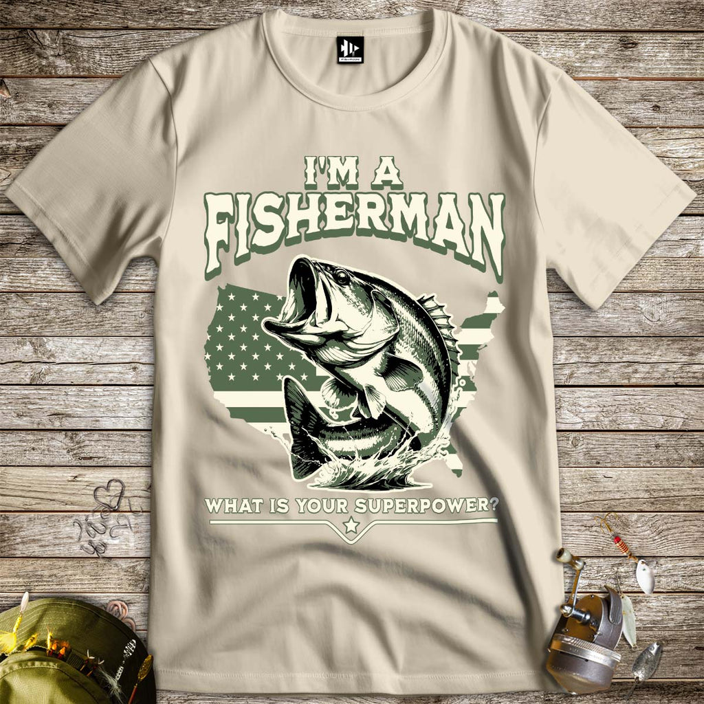 Fisherman Superpower Tee - FISH - ROOM LLC
