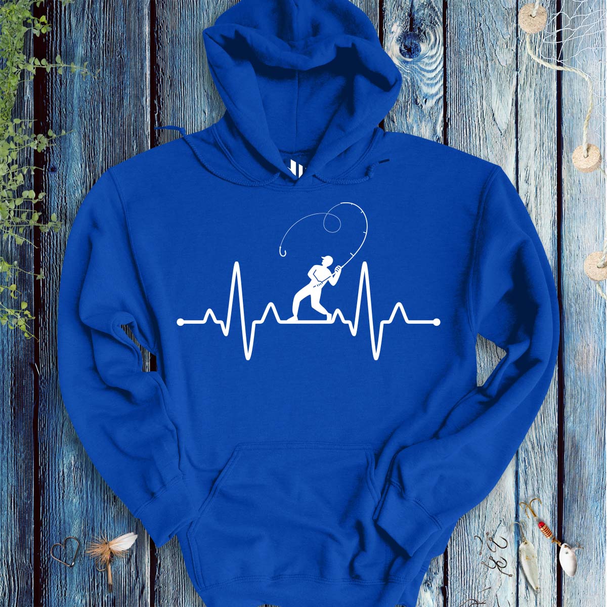 Fisherman's Heart Line Hoodie - FISH - ROOM LLC