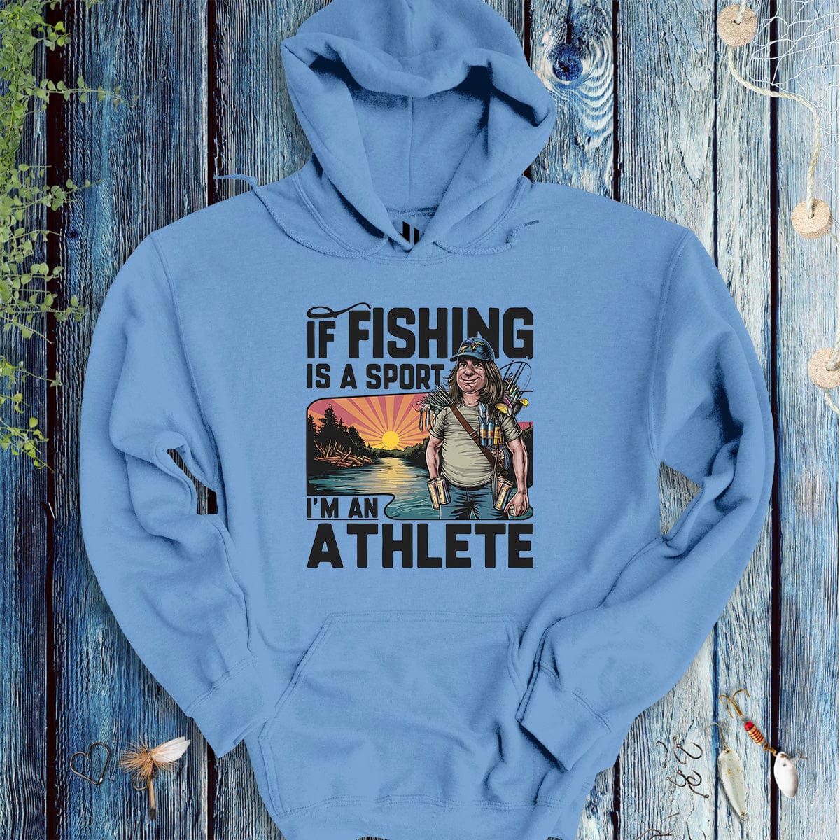 Fishing Athlete Hoodie - FISH - ROOM LLC