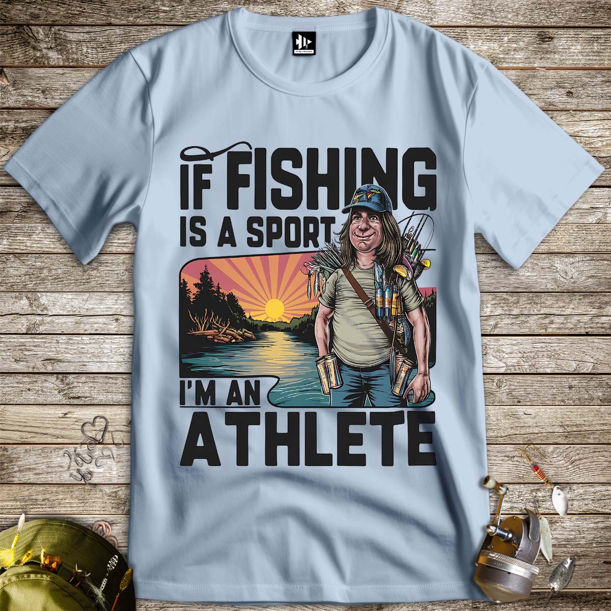 Fishing Athlete Tee - FISH - ROOM LLC
