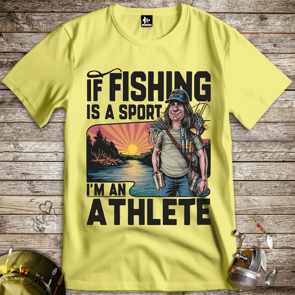 Fishing Athlete Tee - FISH - ROOM LLC