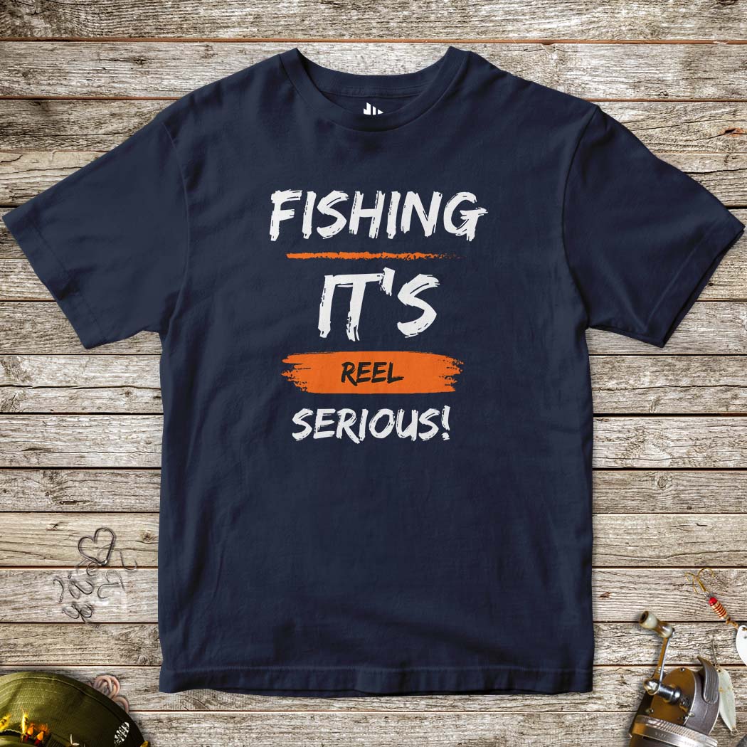 Fishing, it's reel serious! Tee for Kids - FISH - ROOM LLC