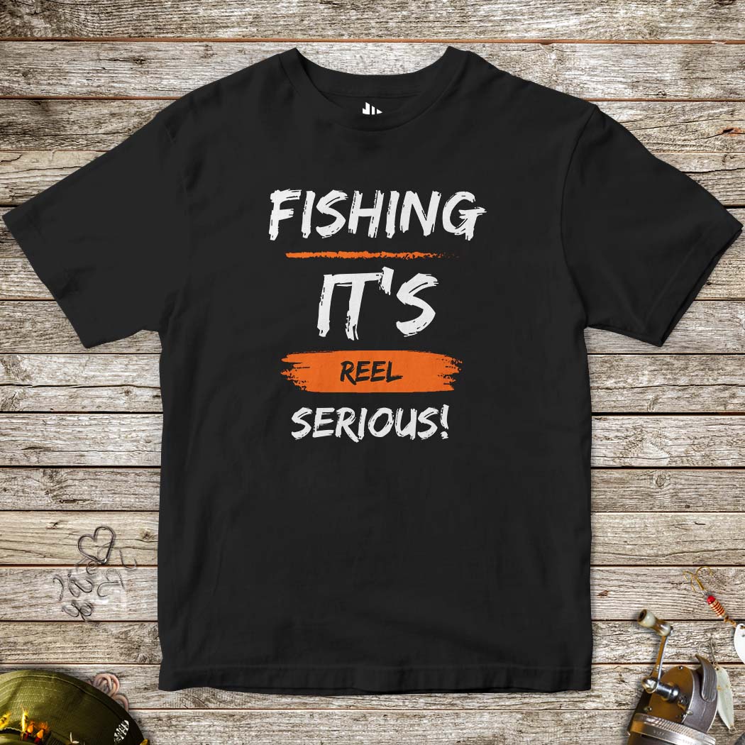 Fishing, it's reel serious! Tee for Kids - FISH - ROOM LLC
