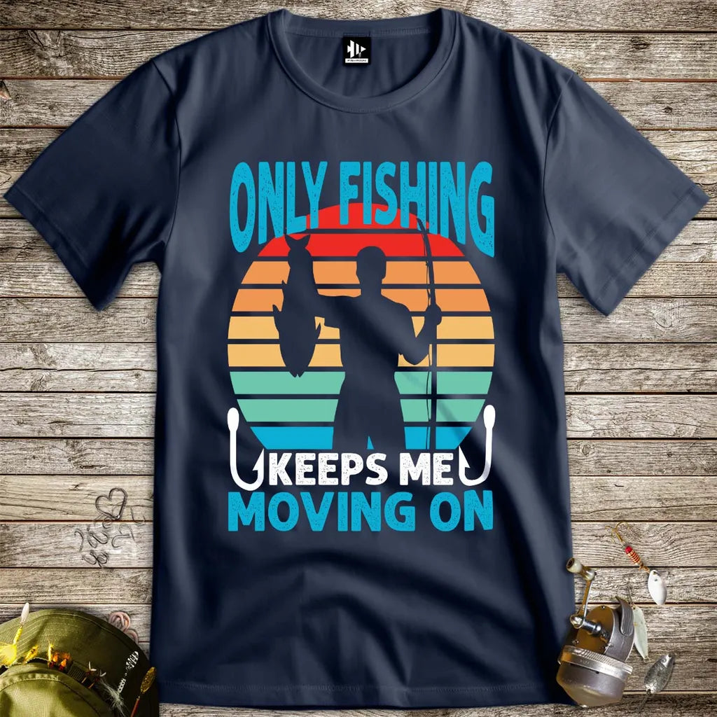Fishing Keep Me Moving Tee - FISH - ROOM LLC