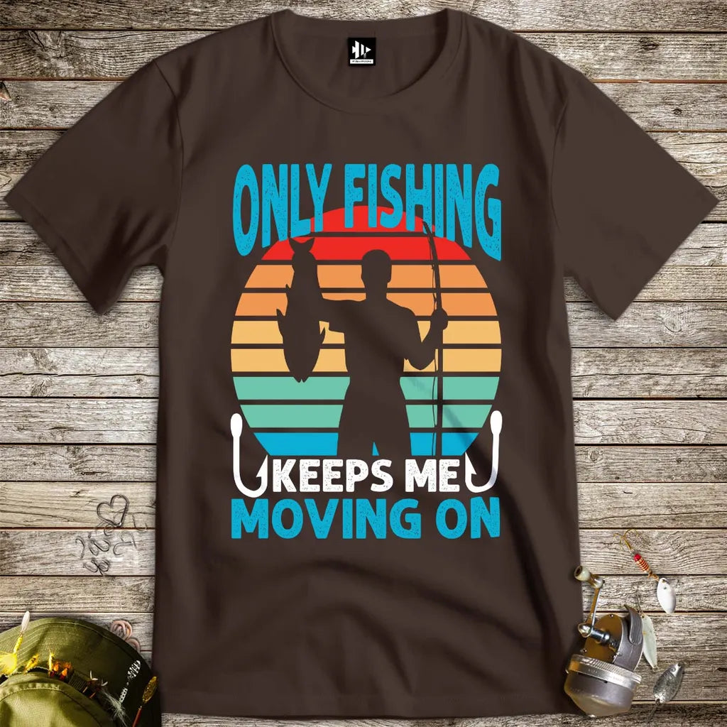 Fishing Keep Me Moving Tee - FISH - ROOM LLC