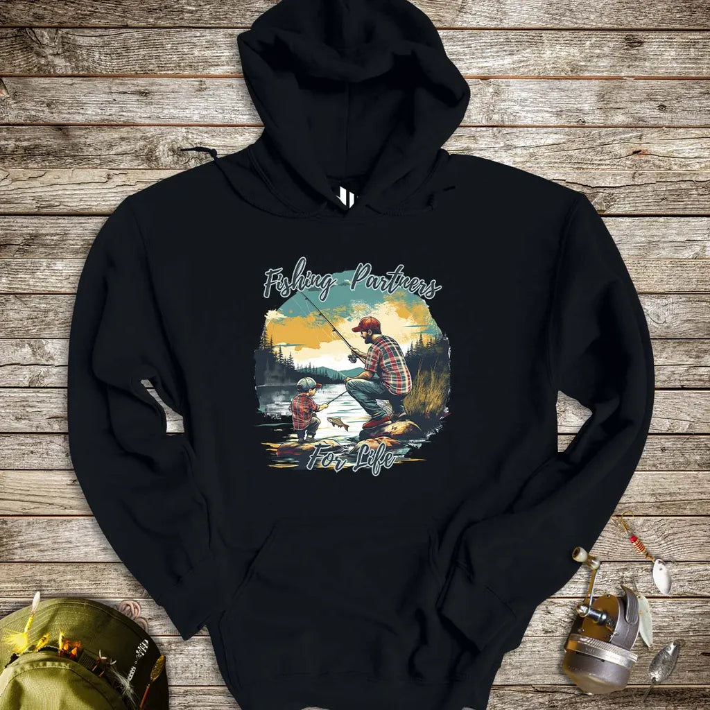 Fishing Partners for Life Hoodie - FISH - ROOM LLC