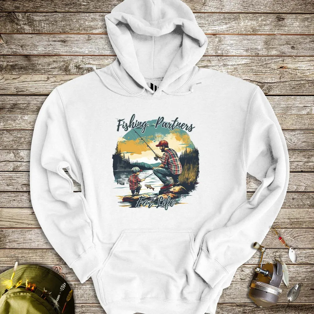 Fishing Partners for Life Hoodie - FISH - ROOM LLC
