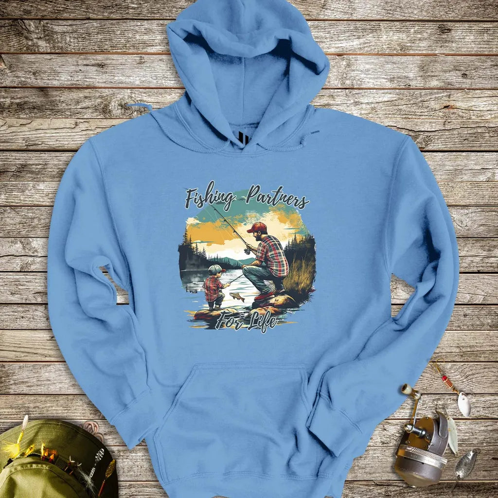Fishing Partners for Life Hoodie - FISH - ROOM LLC
