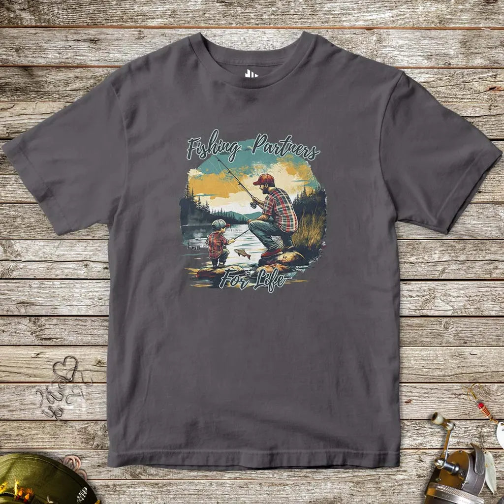 Fishing Partners for Life Tee for Kids - FISH - ROOM LLC