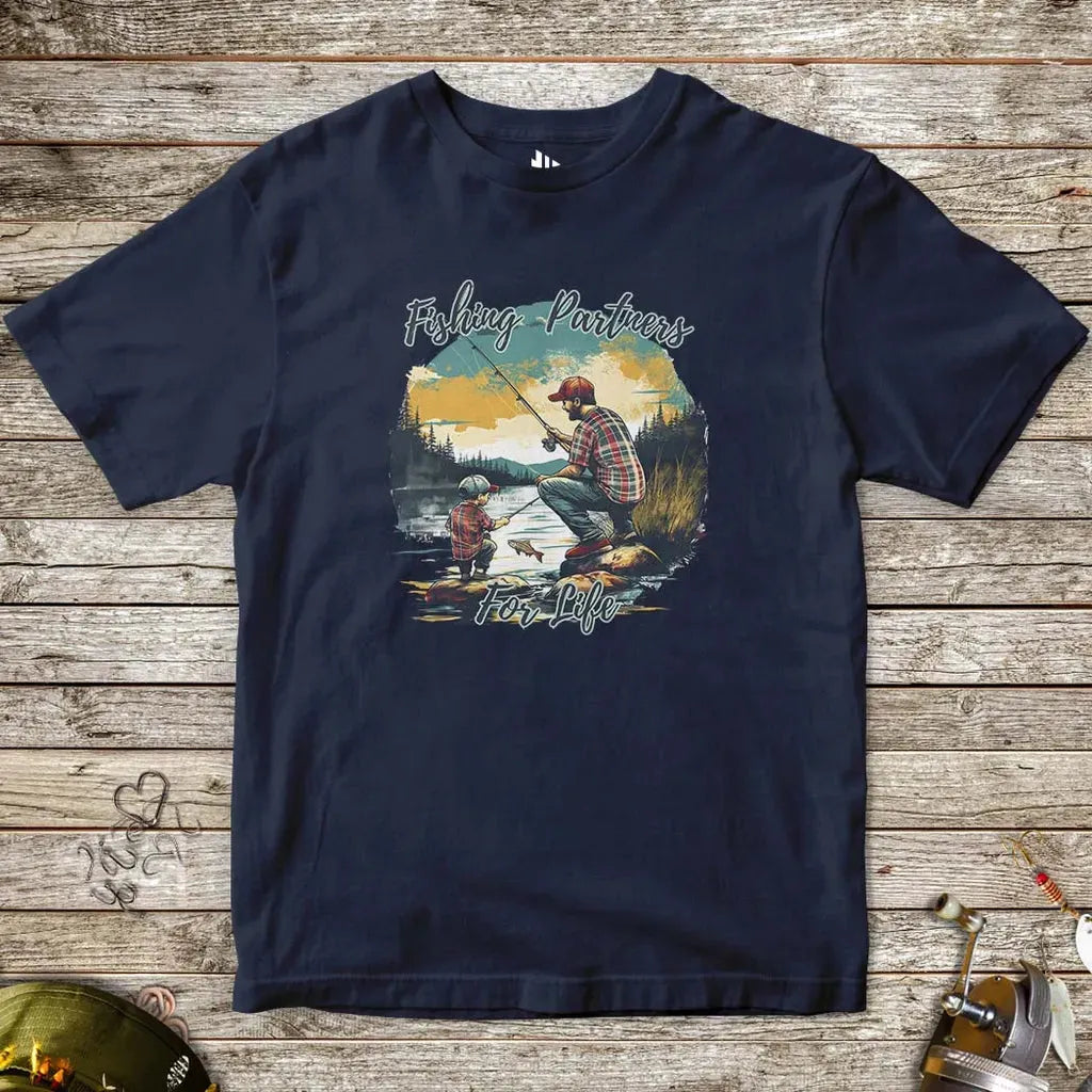 Fishing Partners for Life Tee for Kids - FISH - ROOM LLC