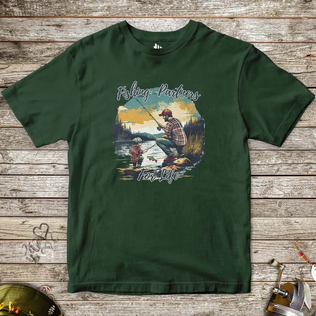 Fishing Partners for Life Tee for Kids - FISH - ROOM LLC