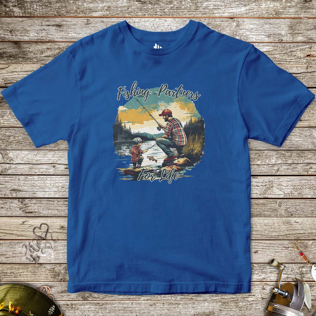 Fishing Partners for Life Tee for Kids - FISH - ROOM LLC