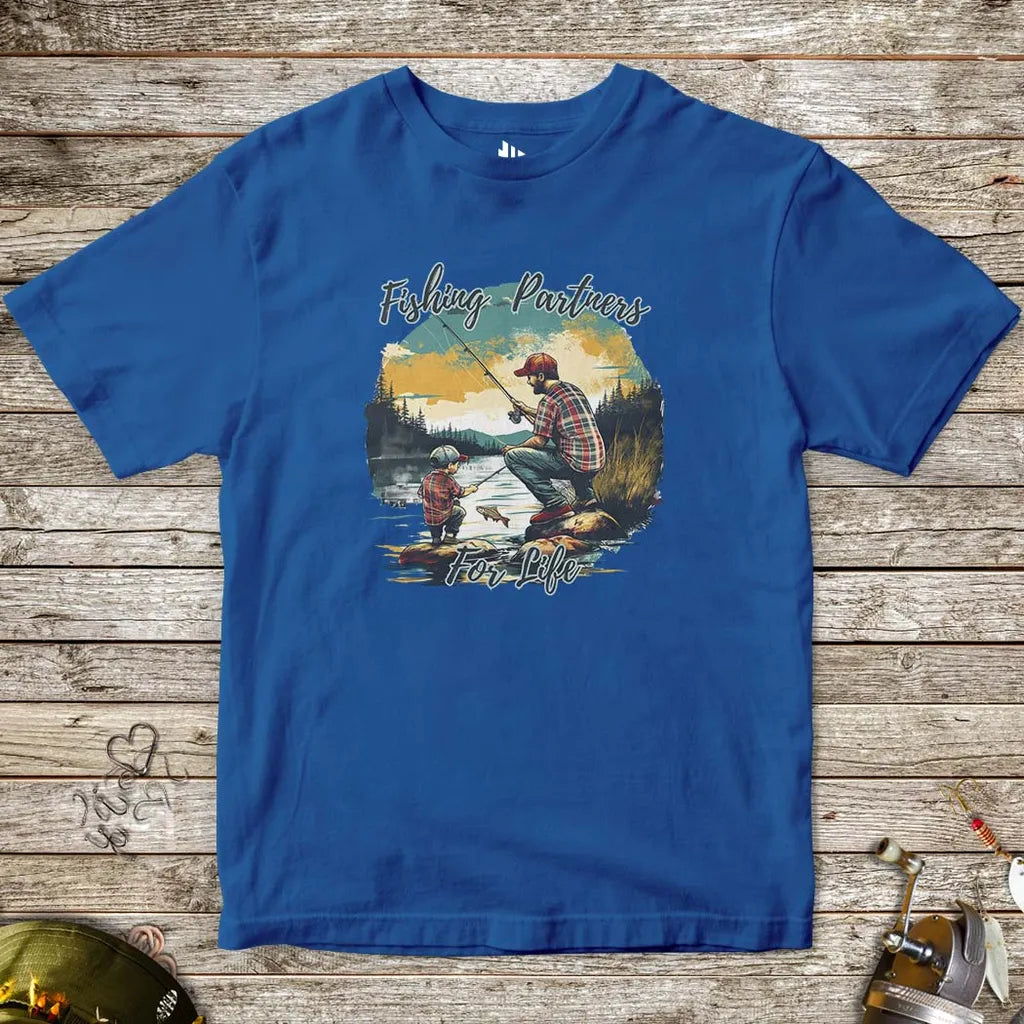 Fishing Partners for Life Tee for Kids - FISH - ROOM LLC